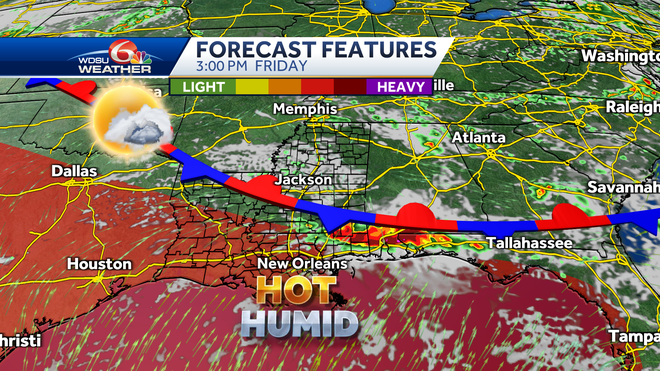 New Orleans heat advisory forecast heat wave