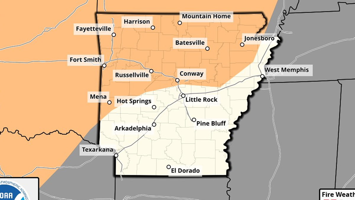 Fire danger elevated in Northwest Arkansas, River Valley