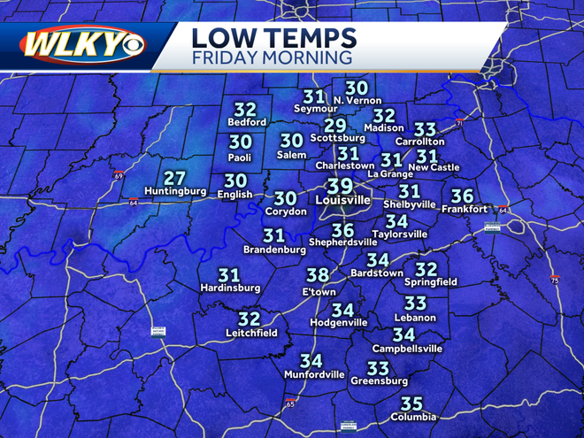 Brrr! Some in Kentucky, Indiana could get another round of frost overnight