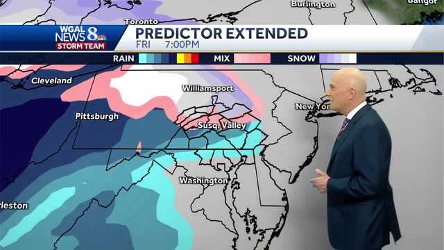 Brief wintry mix, heavy rain possible Friday in South-Central PA - Vimarsana News