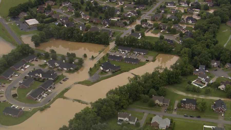 IMAGES: Friday afternoon flooding and storm damage