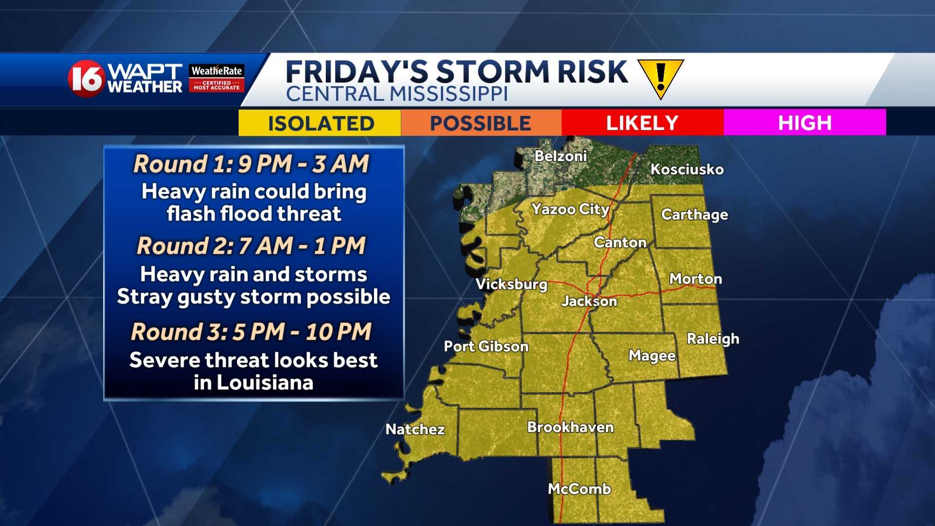 16 WAPT Weather Team breaks down storm risk hour-by-hour - Vimarsana News