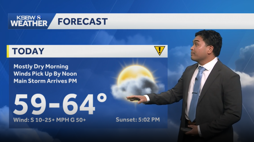 Dry morning, but rainy and windy conditions are expected later on Friday