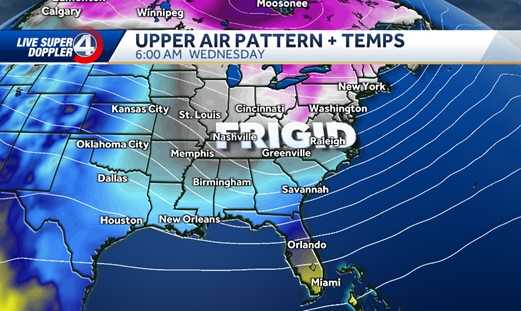 South Carolina: Unusually Cold Next Week