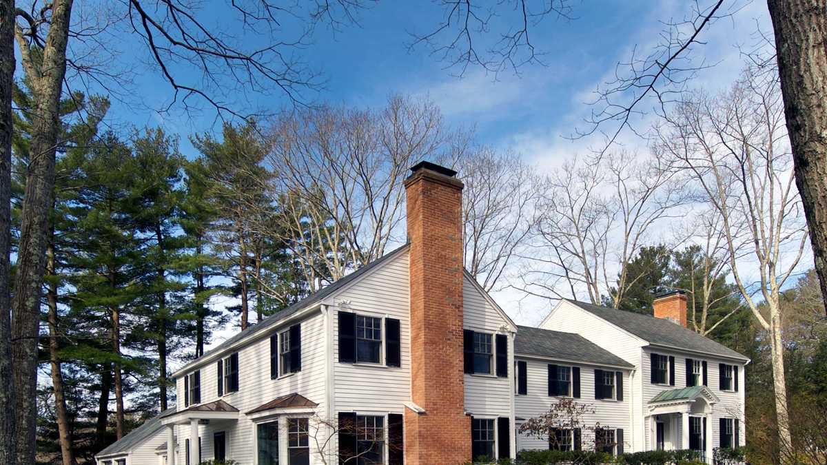 Rare $2.77M colonial sits on banks of Charles River