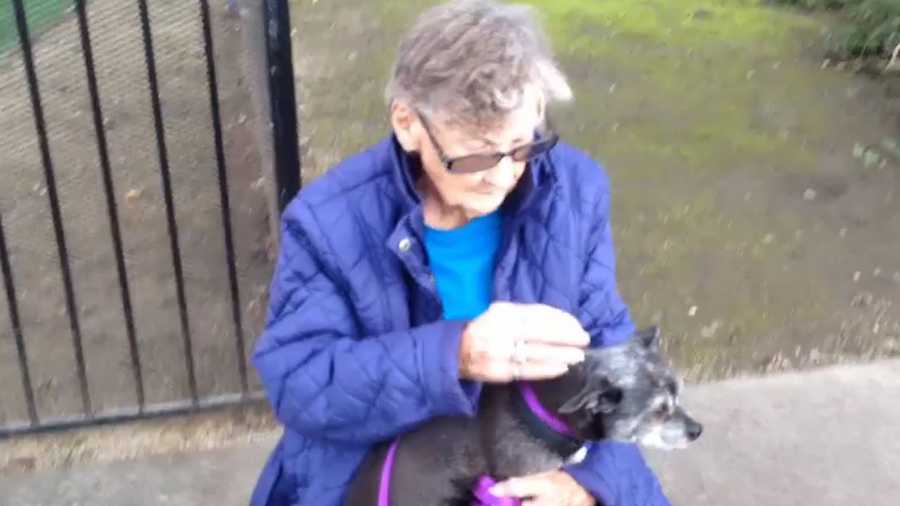 A 92-year-old woman was forced to give up her dog because she had to move into a nursing home, the Front Street Animal Shelter said on Dec. 21, 2016.