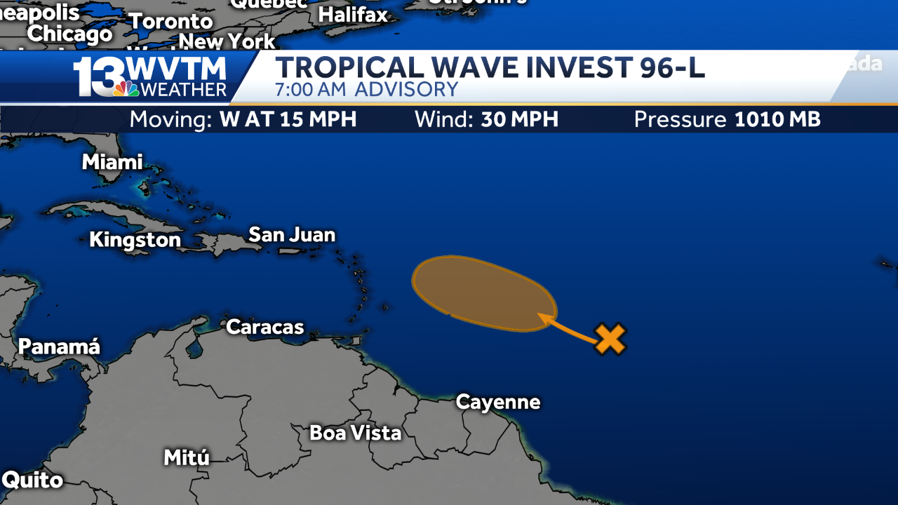 Tracking A Tropical Wave Through The Atlantic