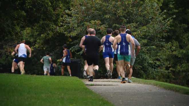 Baltimore Frontrunners training for running festival