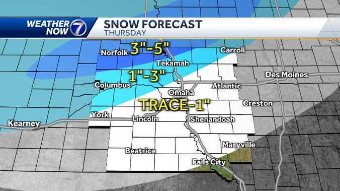 Omaha forecast: Rain, snow, high winds could impact Thursday commute