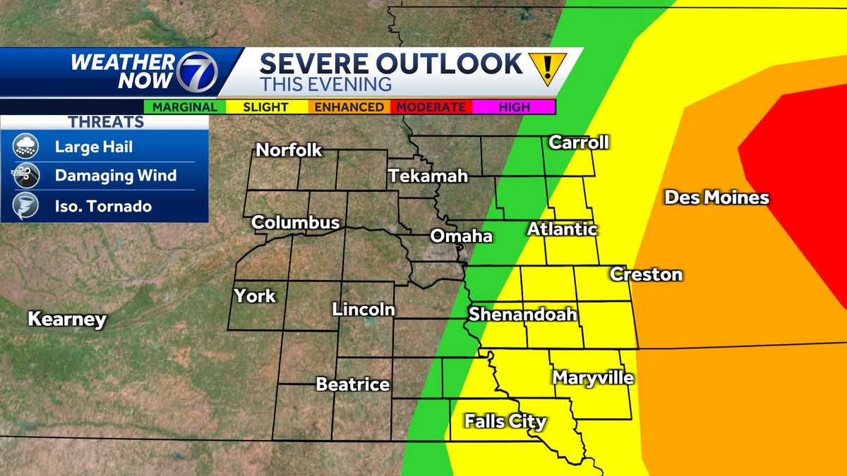 Severe Weather Forecast: Hail, Tornadoes Possible For Western Iowa