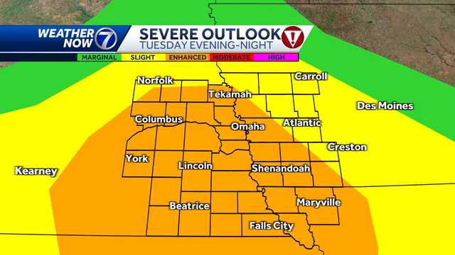 Omaha forecast: Severe thunderstorms projected Tuesday evening - Vimarsana News