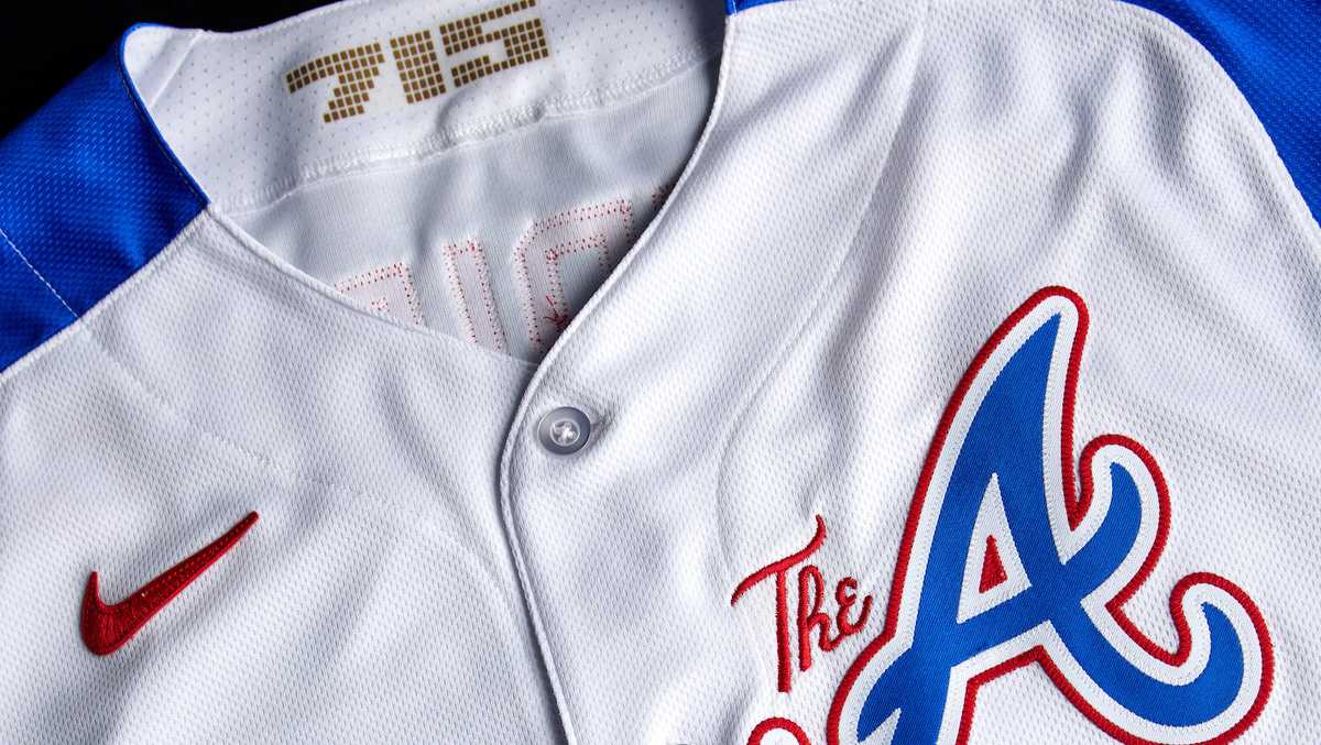 Atlanta Braves unveil Hank Aaron tribute uniforms