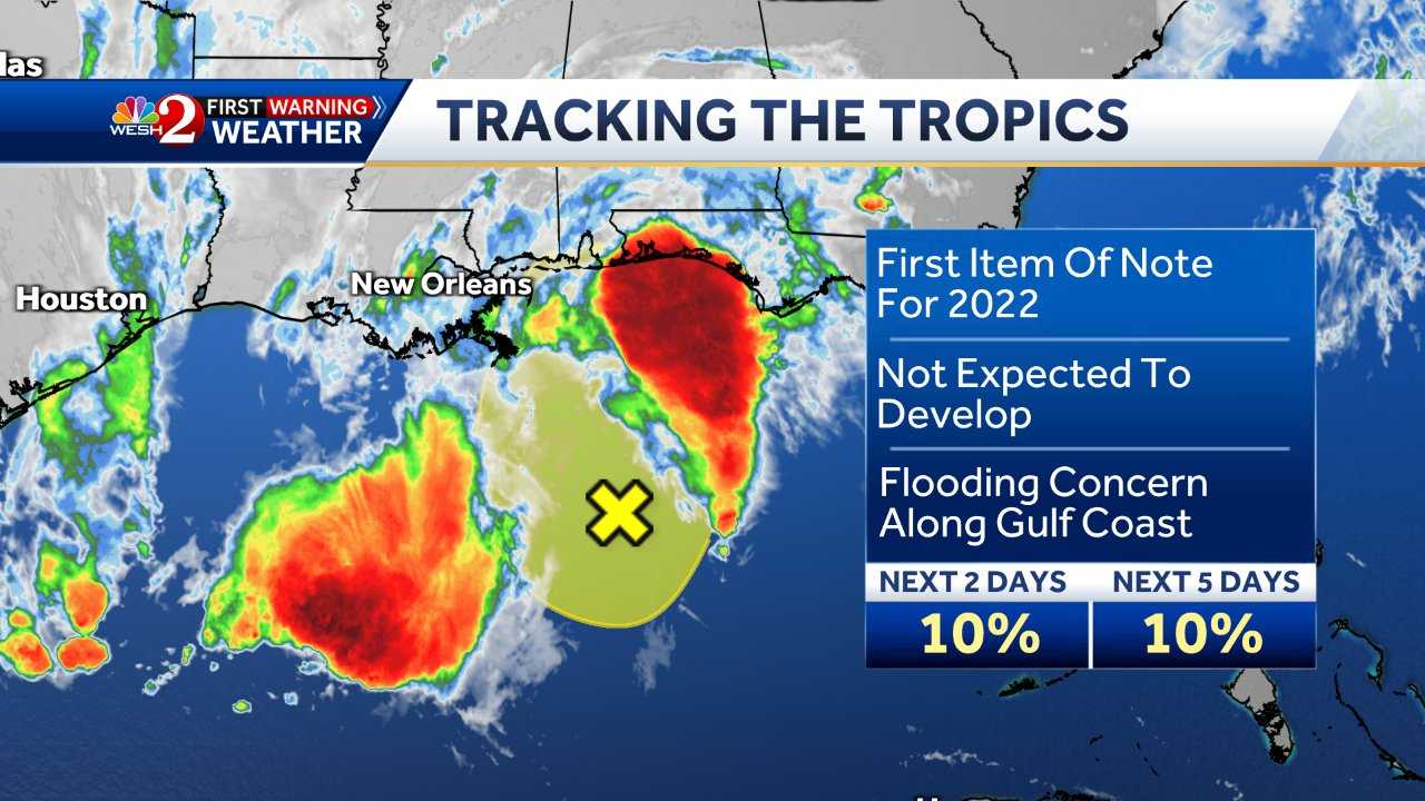 Tropical Disturbance In Gulf Of Mexico