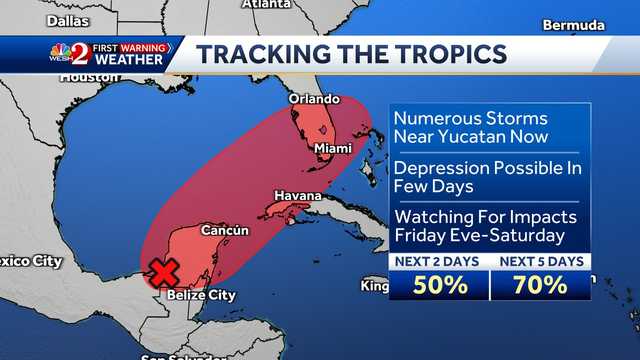 Tropical depression likely to form in gulf, head towards Florida - Vimarsana News
