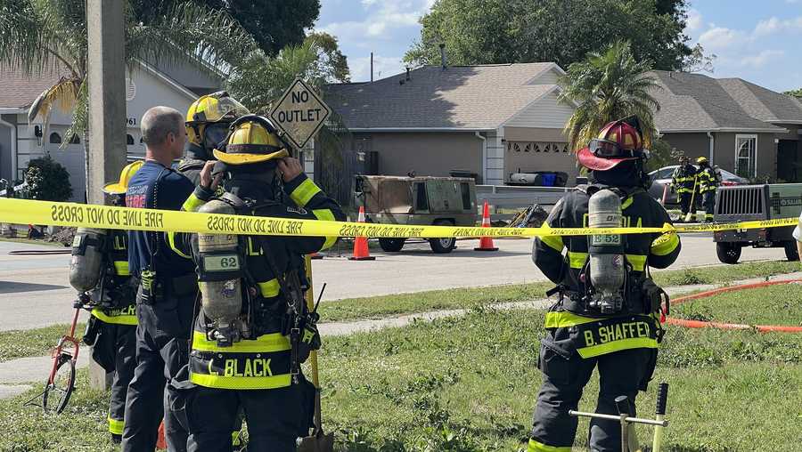 Crews respond to broken St. Cloud gas line