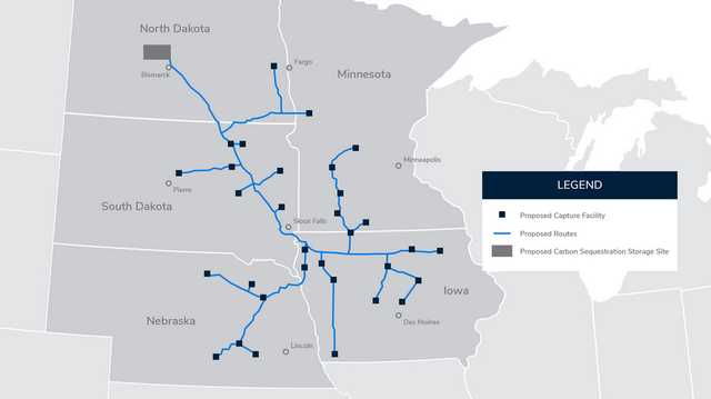Summit Carbon Solutions considering eminent domain to build pipelines - Vimarsana News