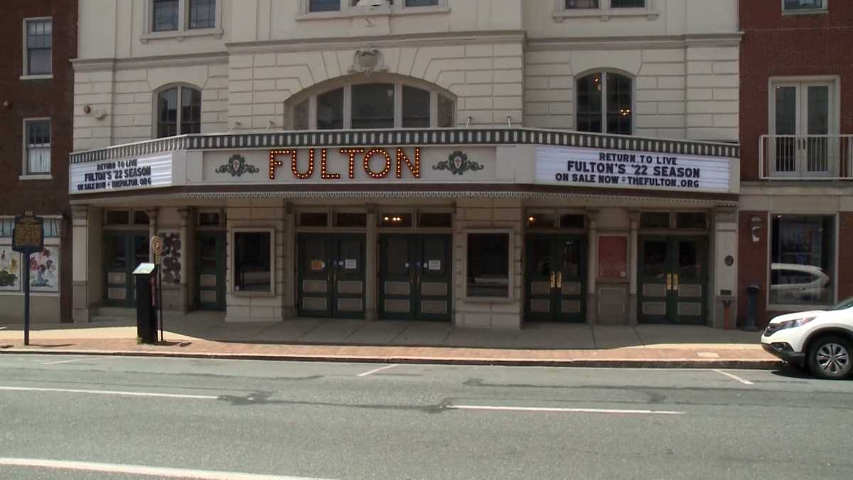 Schedule of shows at the Fulton Theatre in Lancaster
