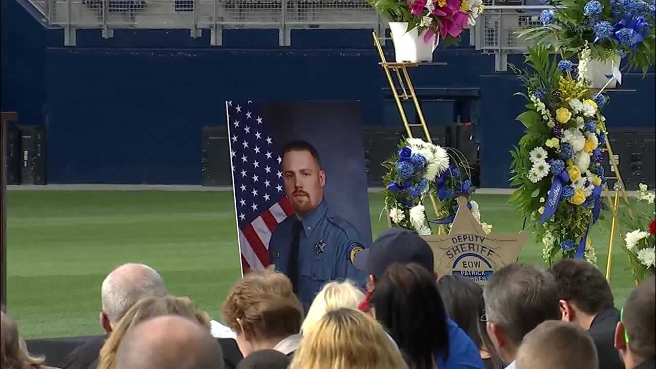 Images Of Funeral Service For 2 Deputies Killed In The Line Of Duty