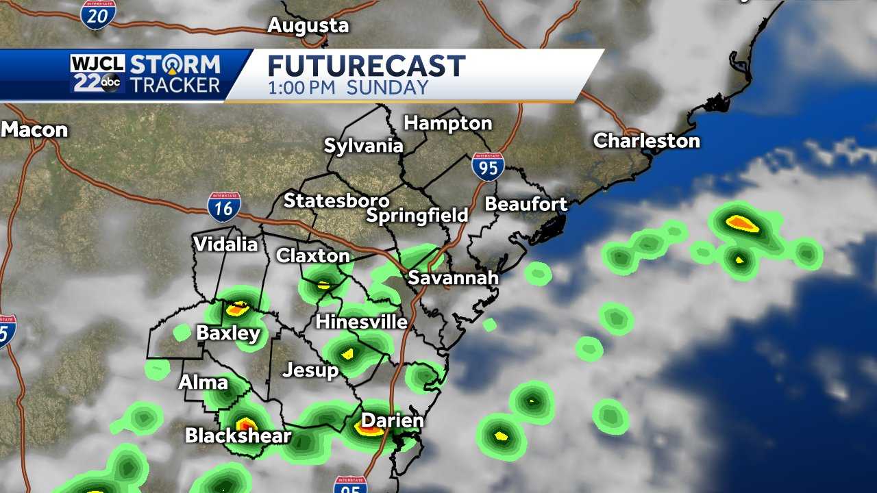 Showers return to end the weekend and a cold front is set to bring ...