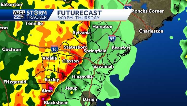 IMPACT WEATHER expected today through Saturday: Here are the threats - WJCL