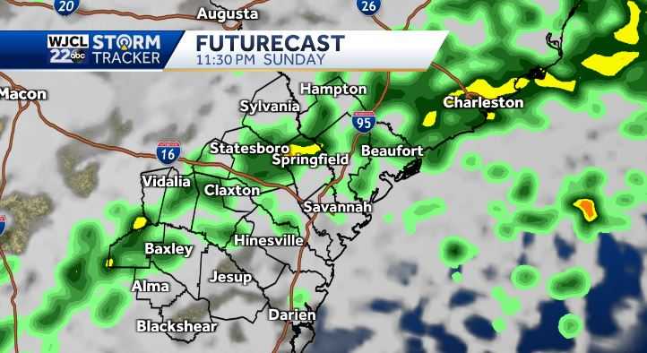 Rain chances and cooler temperatures return to start the new week - WJCL