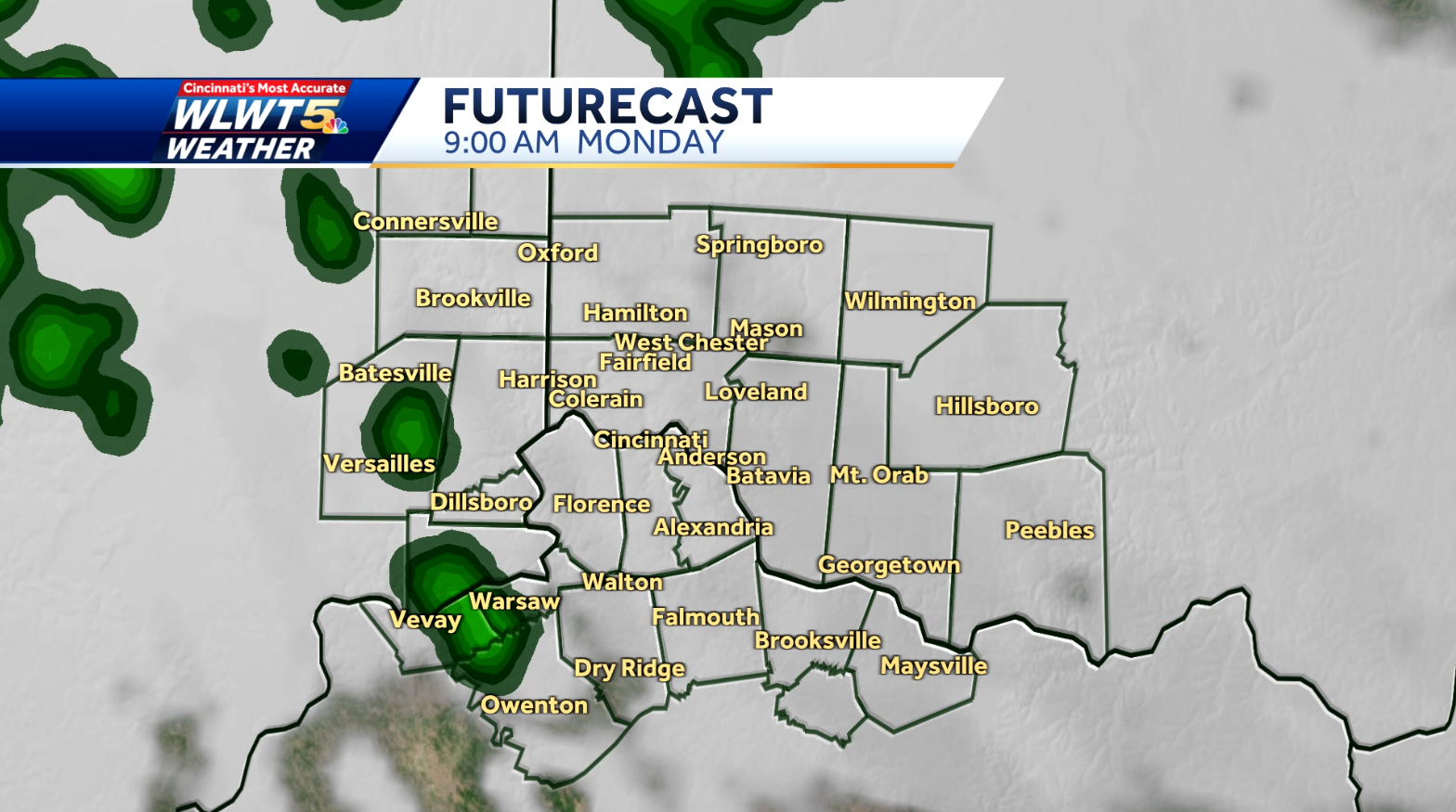 Hour By Hour: Chance For Severe Weather Across Cincinnati Monday