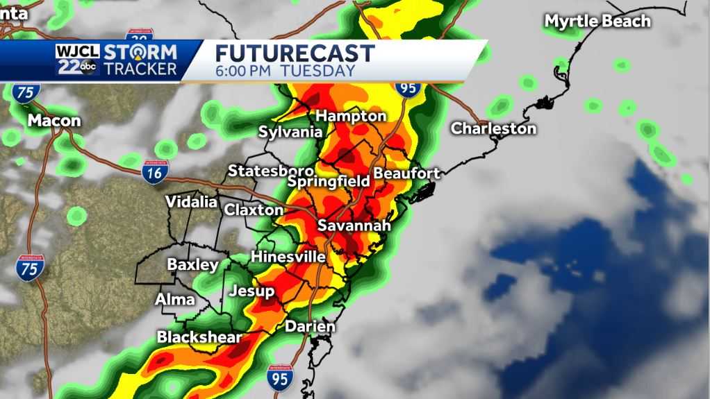 Rain likely this afternoon with severe storms possible - WJCL