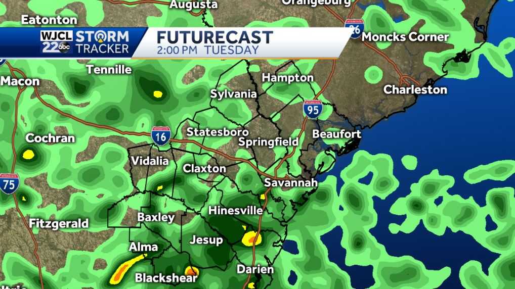 On and off rain throughout the day - WJCL