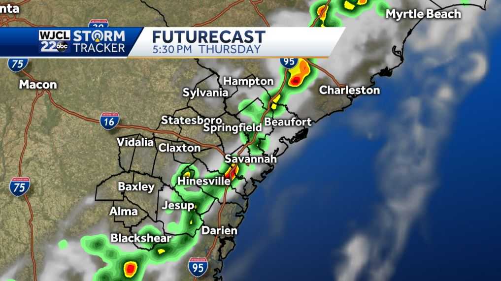 Another hot one today with shower or storm late afternoon - WJCL