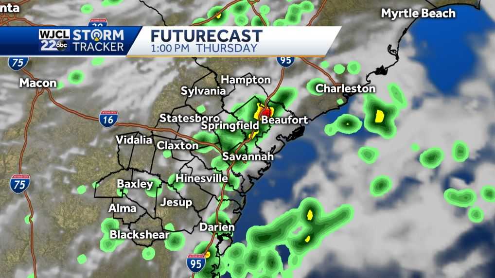 Chance for showers and storms into Father's Day weekend - WJCL