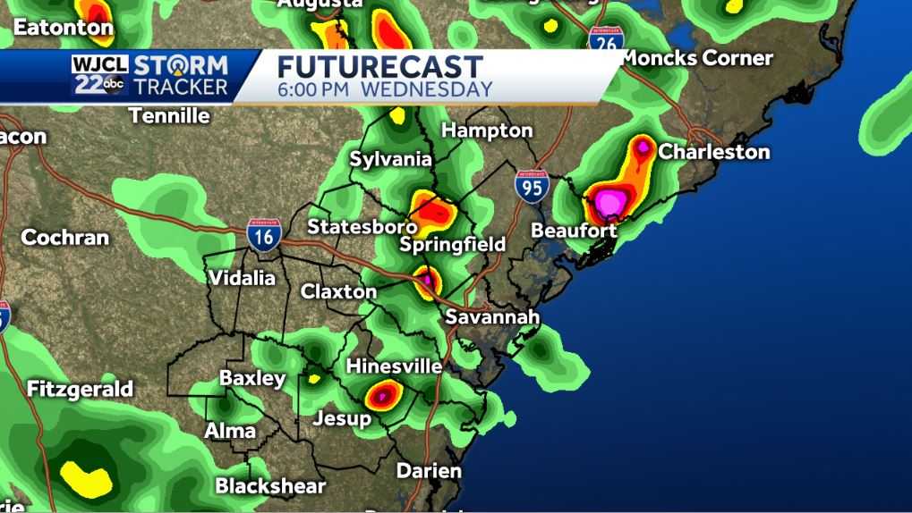 Showers and storms after 2 pm. Severe storms possible - WJCL