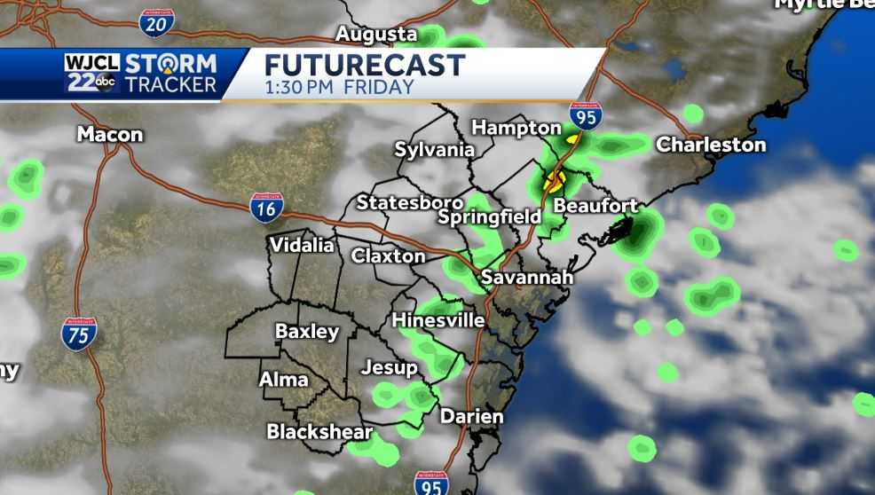 A few showers possible through the weekend - WJCL