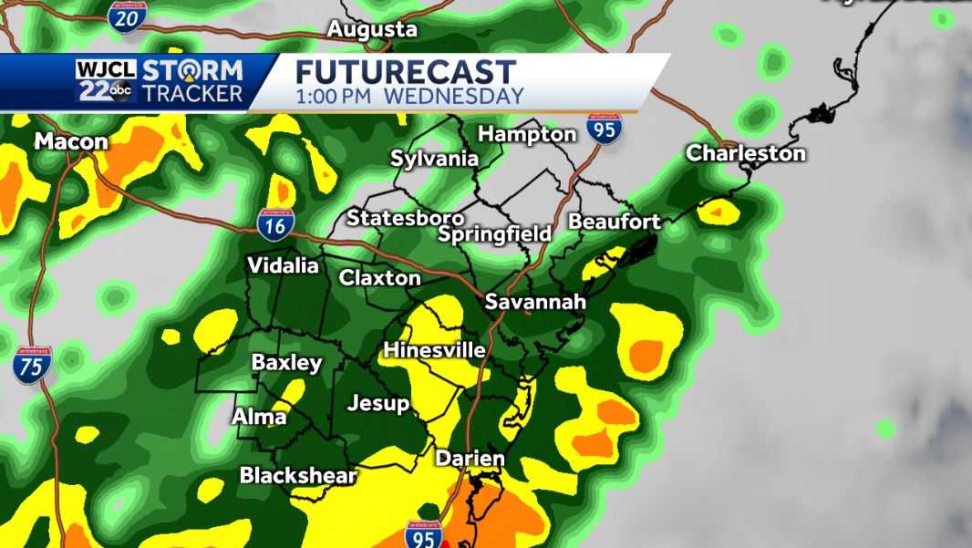 Impact Weather Day... Rain this afternoon and chilly - WJCL