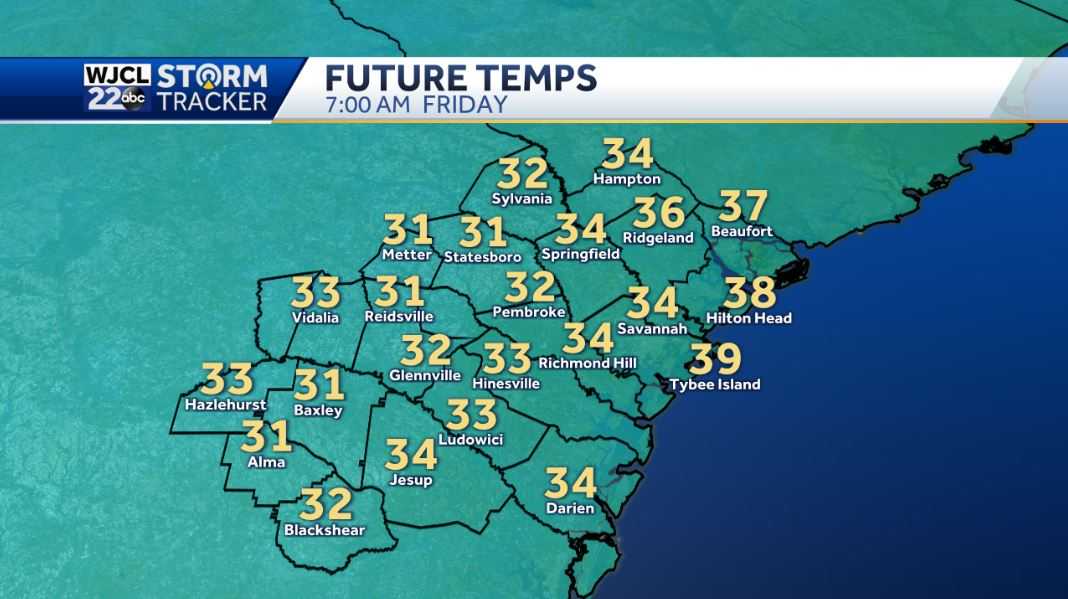 Sunshine returns today but remaining chilly - WJCL