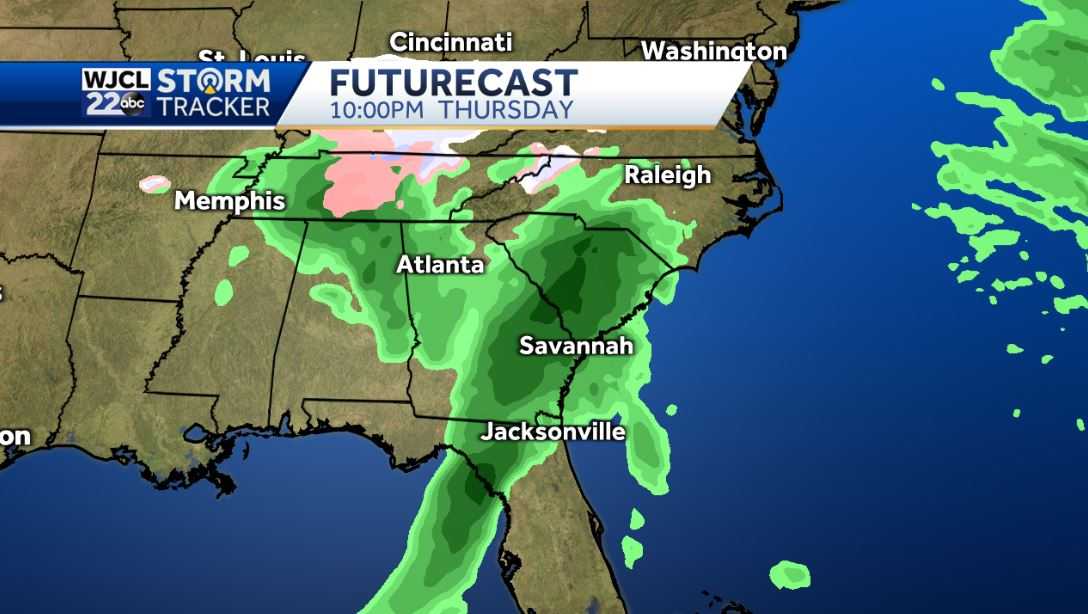 Dry the next few days but rain is likely by Thursday evening - WJCL