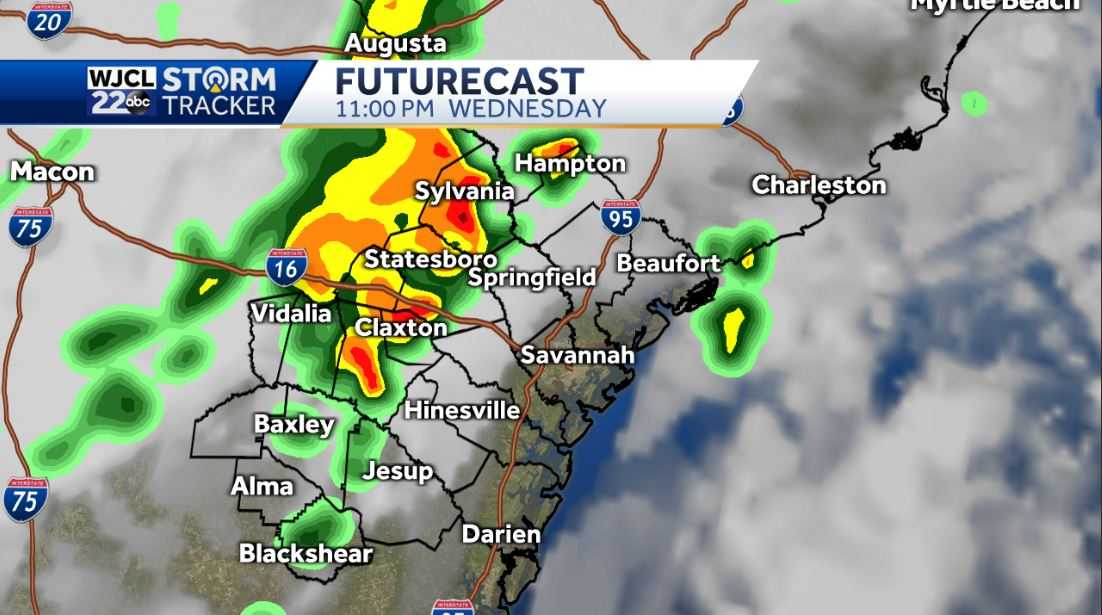 Warm this afternoon with showers and thunderstorms this evening - WJCL