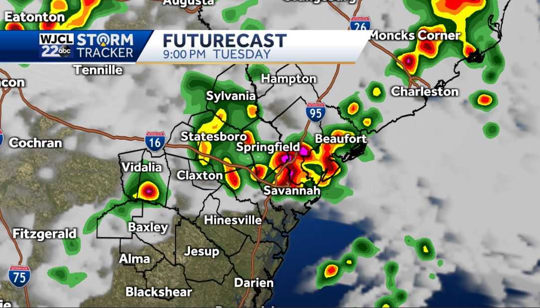 Hot one today with strong thunderstorms possible after 6 pm - WJCL