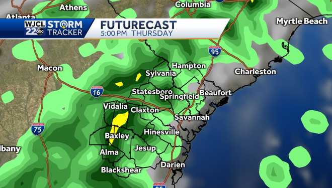 A pleasant day with much needed rain on the way