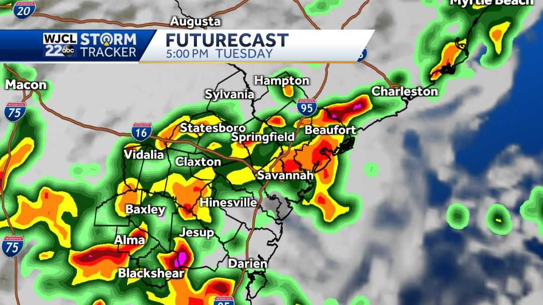 Wet weather is in the forecast throughout the workweek - WJCL