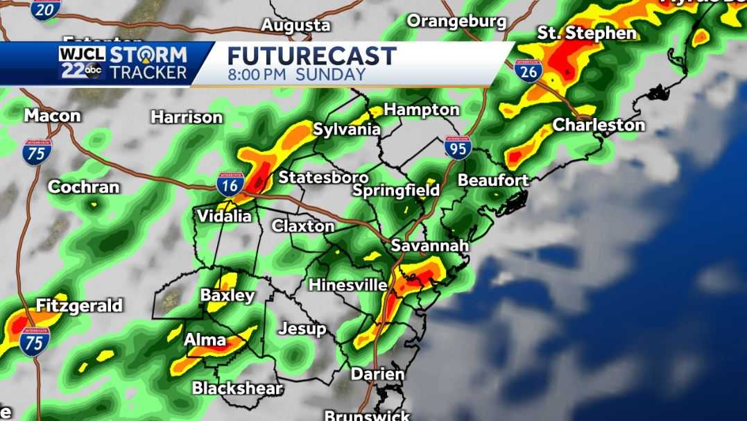 Rain likely after 3 pm today with severe thunderstorms possible - WJCL