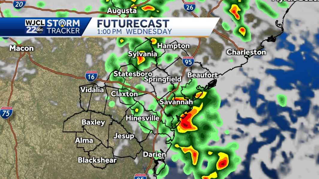 Rain and storms today but lots of sun for St. Patrick's Day - WJCL