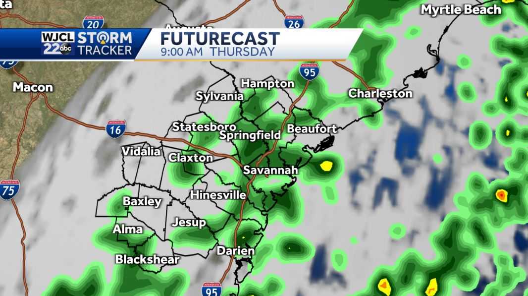 Rain and storms today with isolated severe storms possible - WJCL