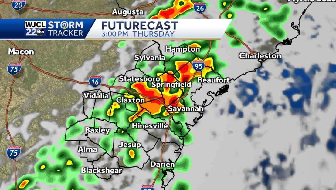 Georgia Tornado Warnings Watches Issued Rain Wind Expected