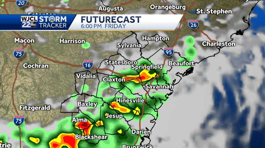 Umbrella needed today with rain likely late afternoon-evening - WJCL