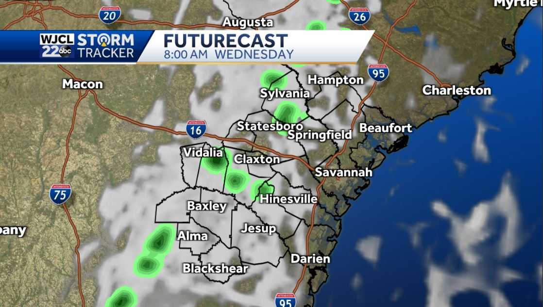 Dry and warm today but showers in the forecast by tomorrow - WJCL