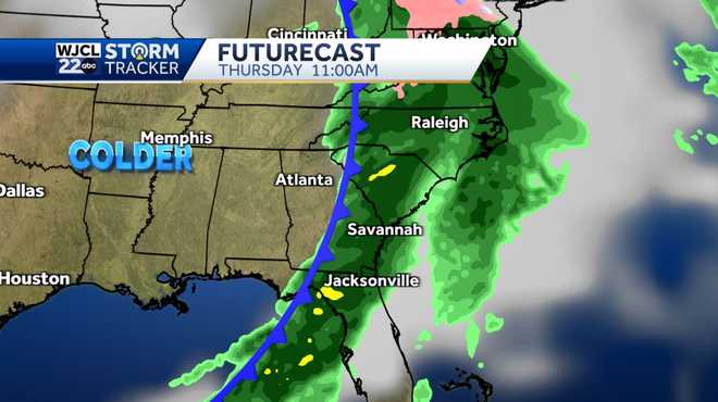 Dry weather today but rain and thunderstorms likely by Thursday