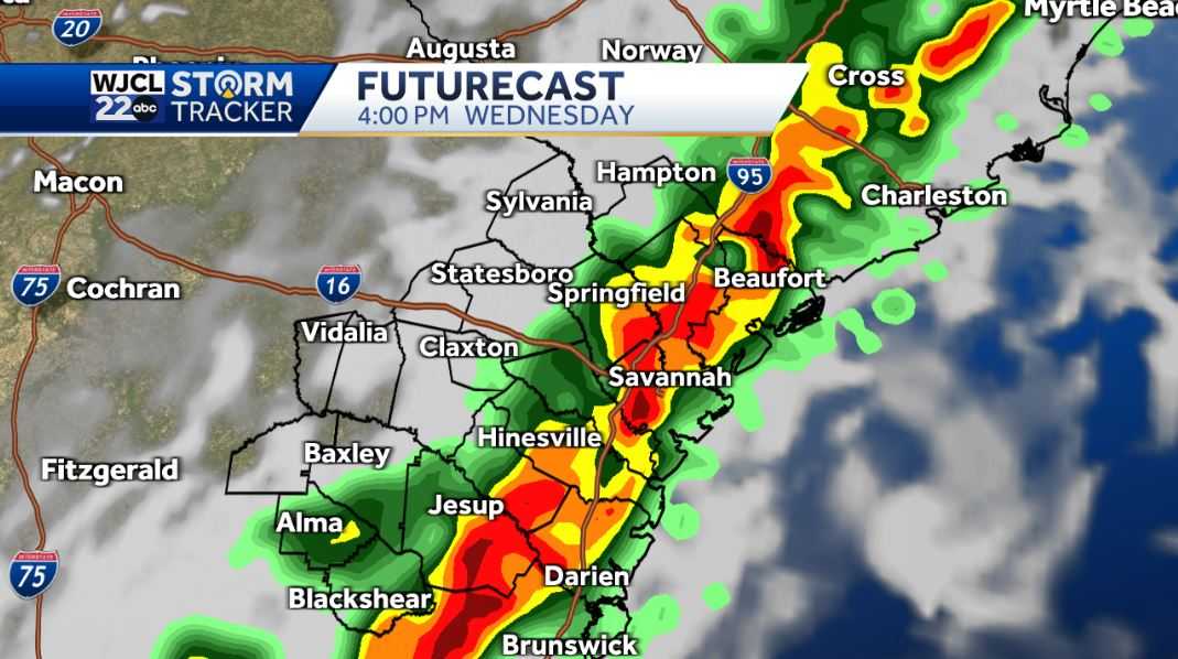 Dry and spring-like today but rain and storms likely by tomorrow - WJCL