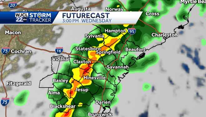 Dry today but tracking a good chance for rain & storms tomorrow