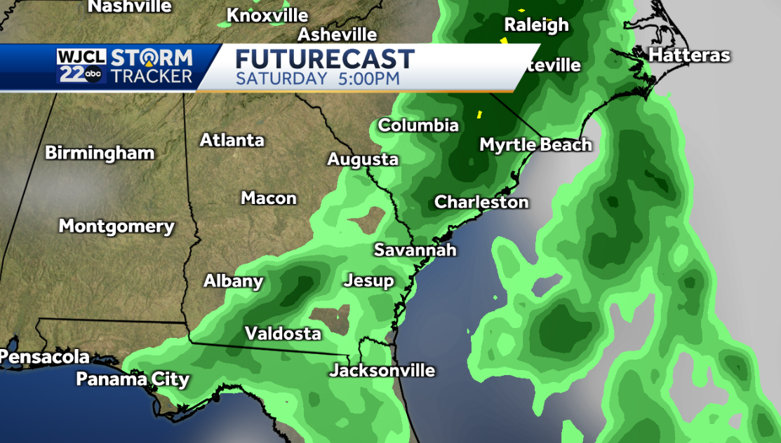 Lots of sunshine through Friday but tracking rain by the weekend - WJCL