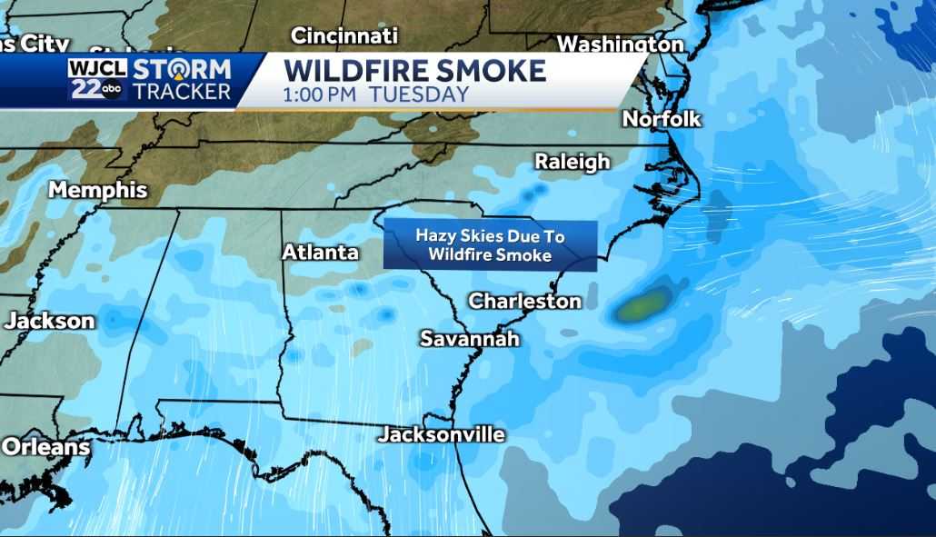 Another pleasantly warm day with hazy skies - WJCL